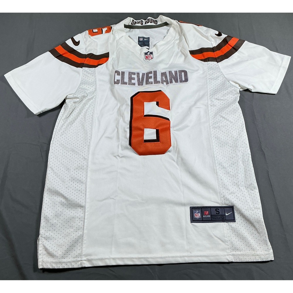Nike Cleveland Browns Baker Mayfield #6 On Field Jersey Mens Small White NFL
